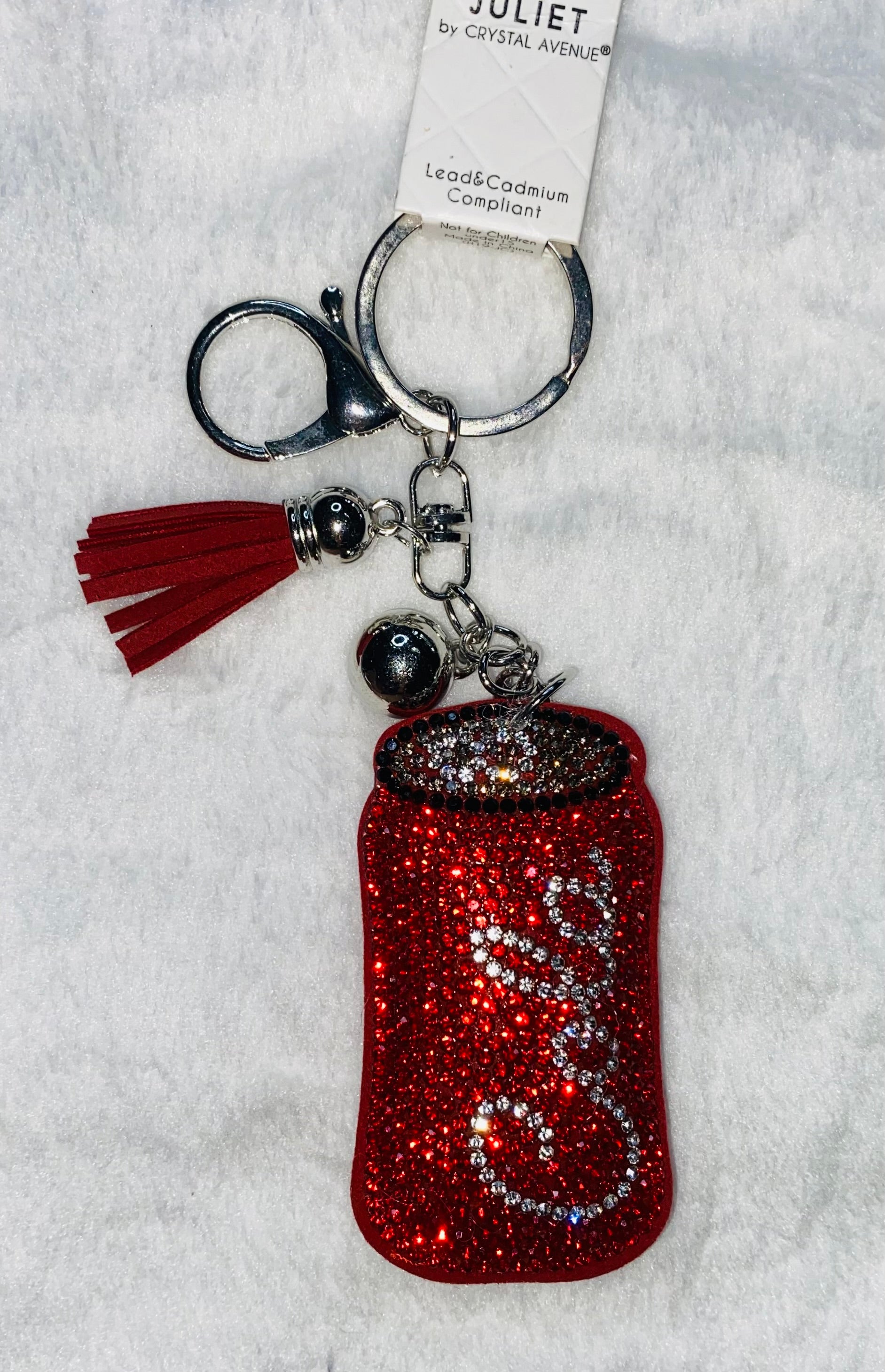 Coke bling keychain
