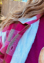Pink plaid jacket
