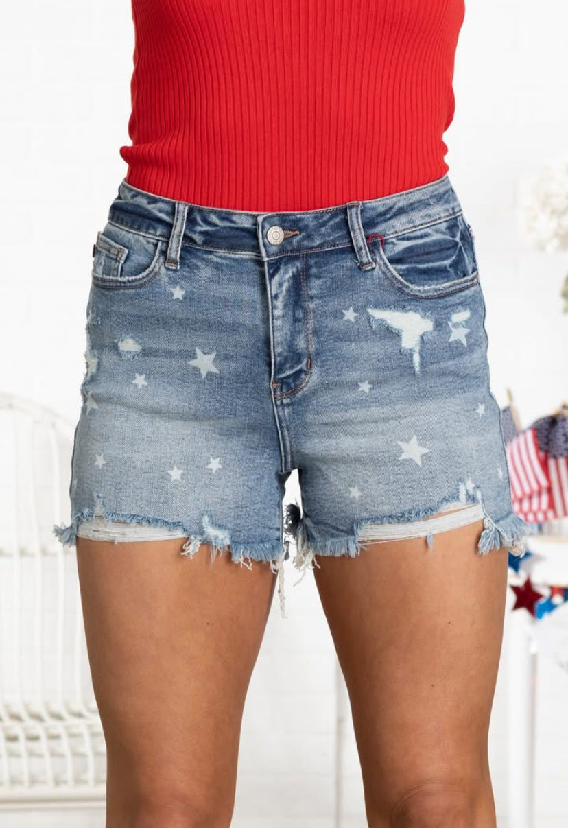 Judy blue high rise star denim