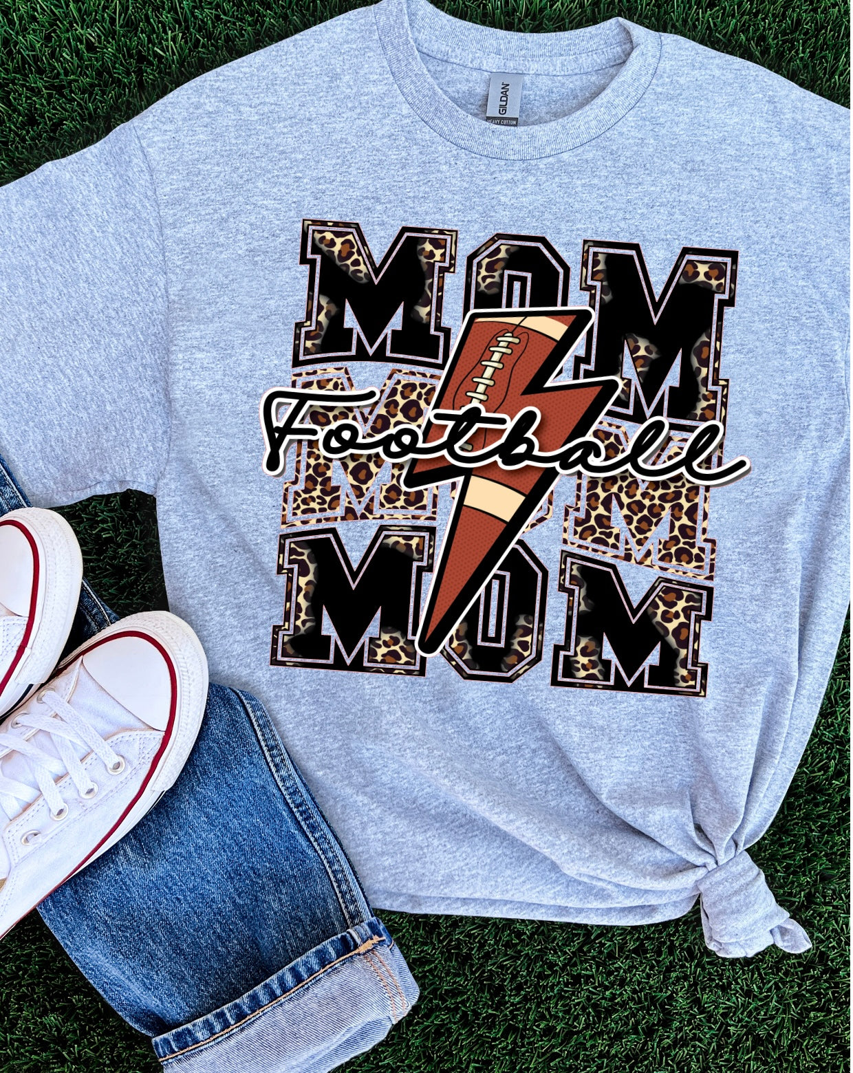 Football mom / leopard