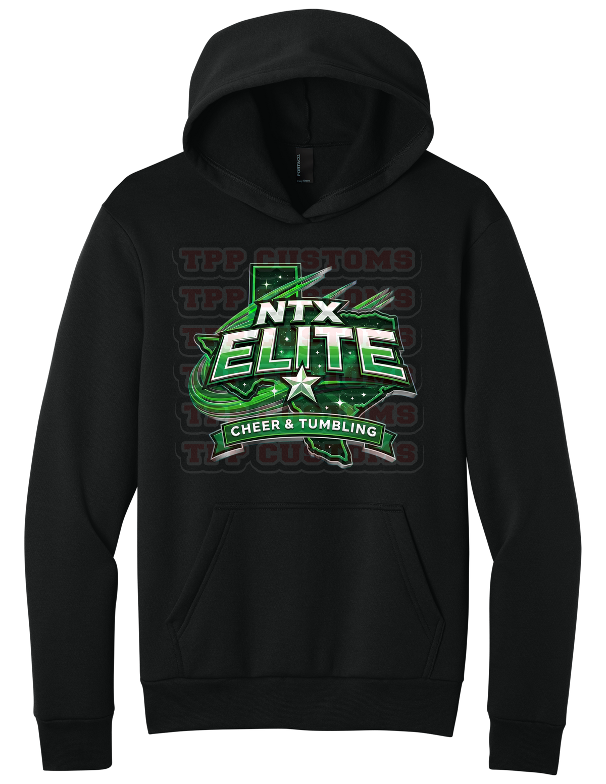 NTX ELITE Competition Cheer Logo Hoodie 🖤💚