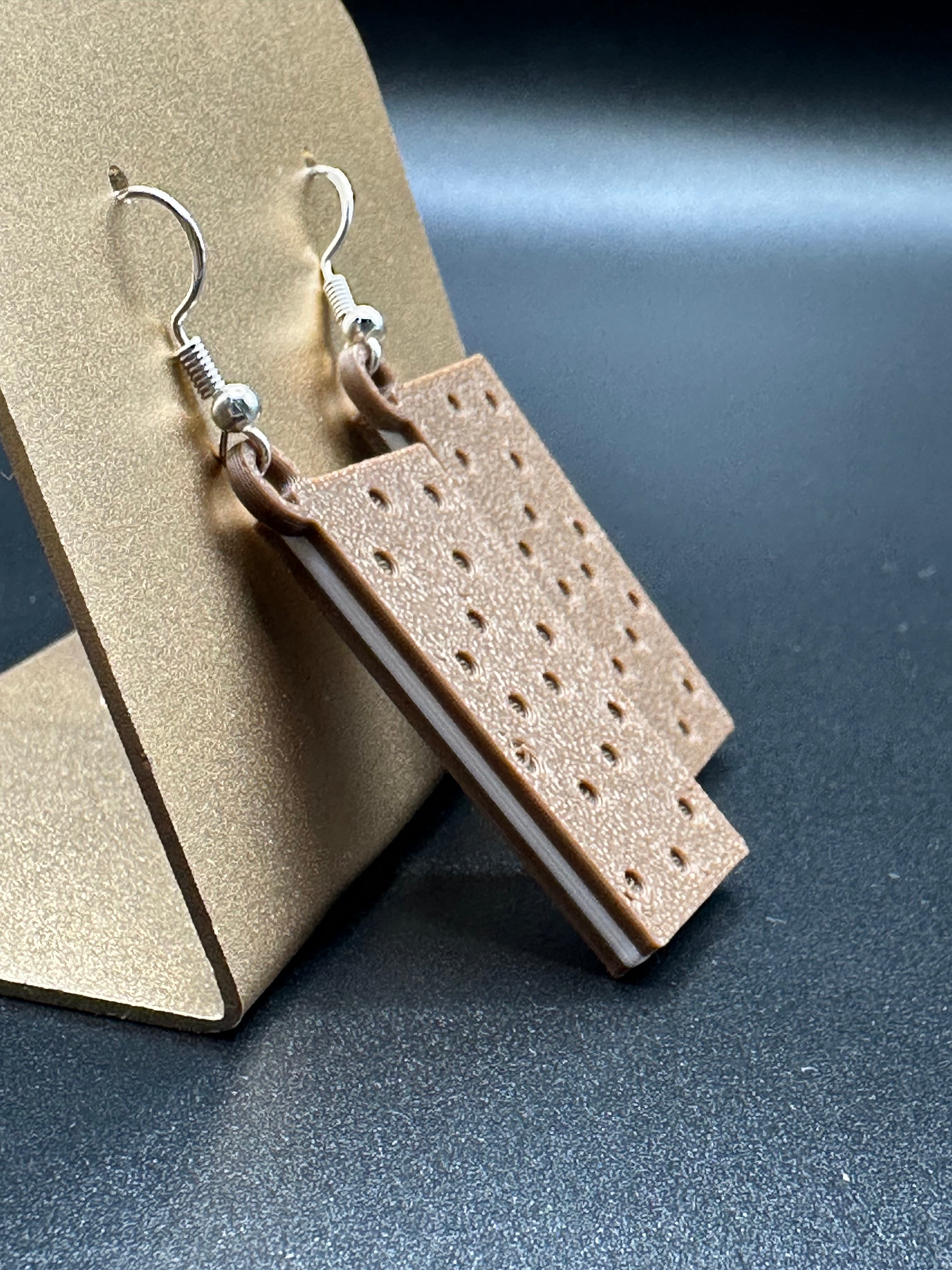Ice Cream Sandwich Earrings