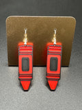 Red Color Earrings