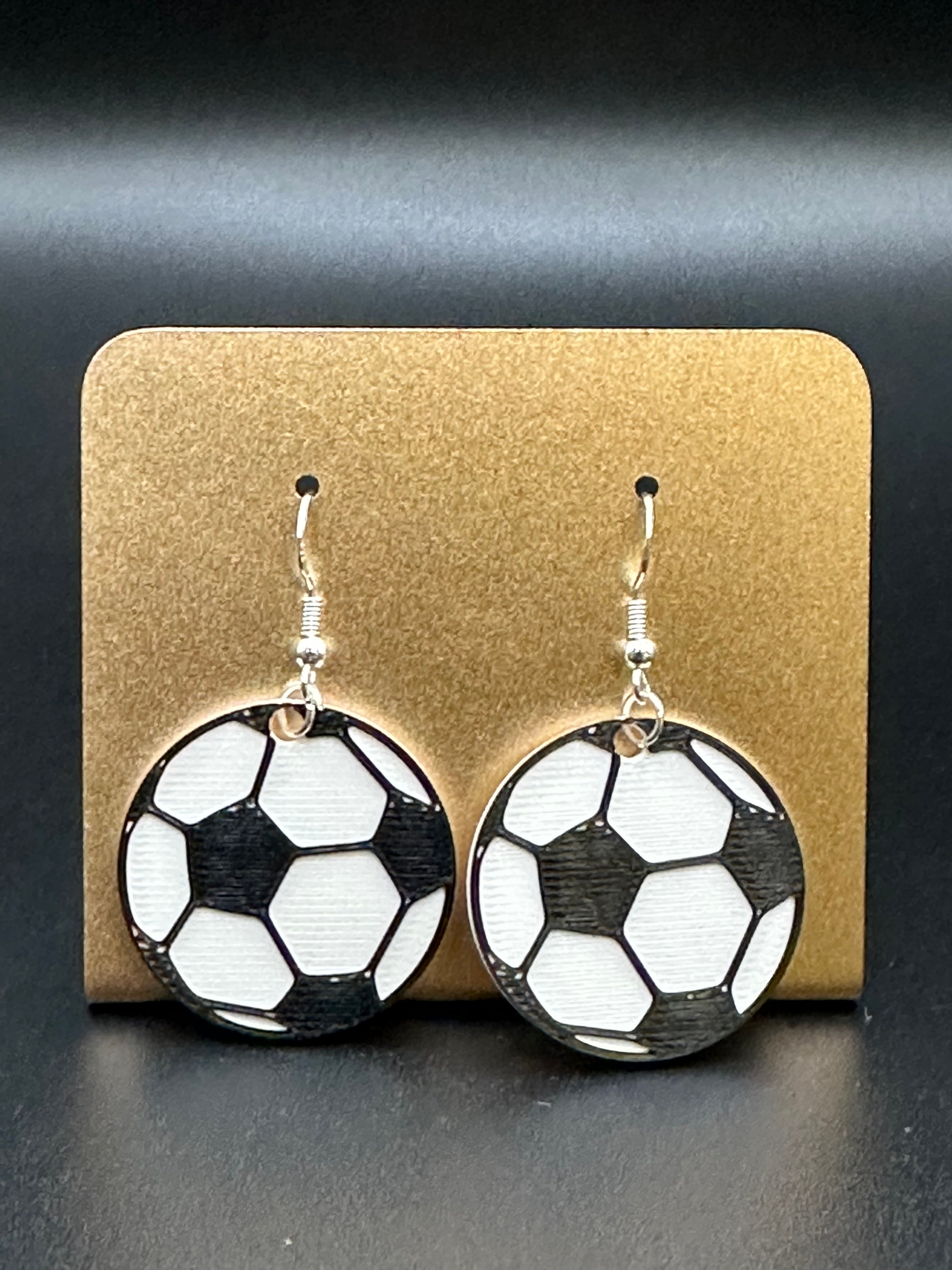 Soccer Earrings