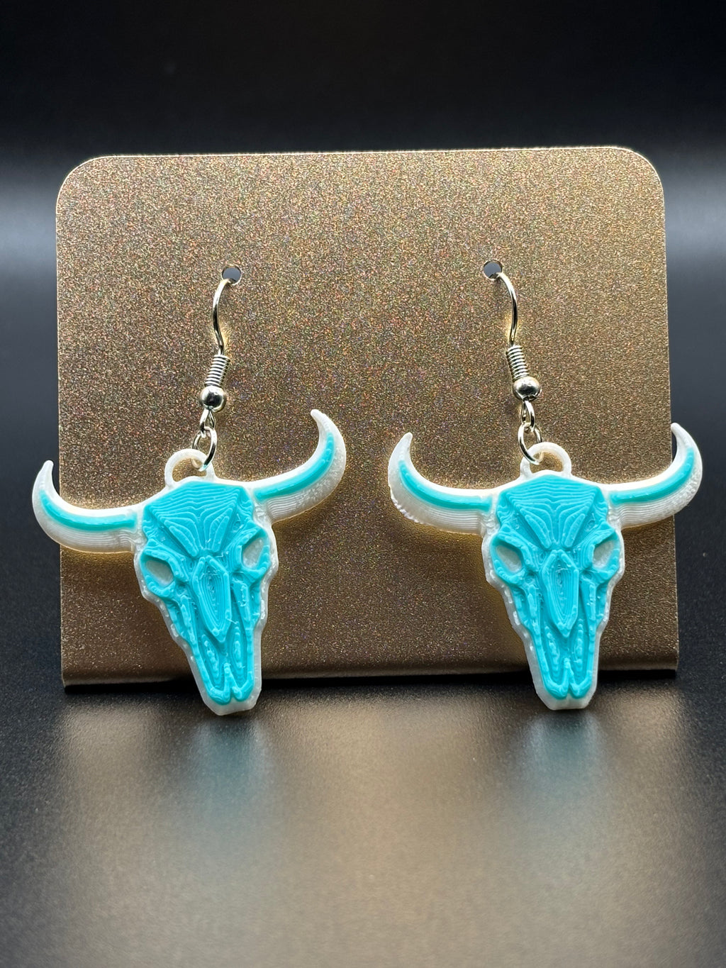 Bull Skull Earrings