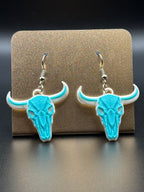 Bull Skull Earrings