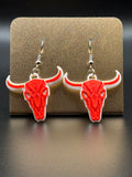 Bull Skull Earrings