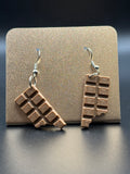 Chocolate Bar Earrings