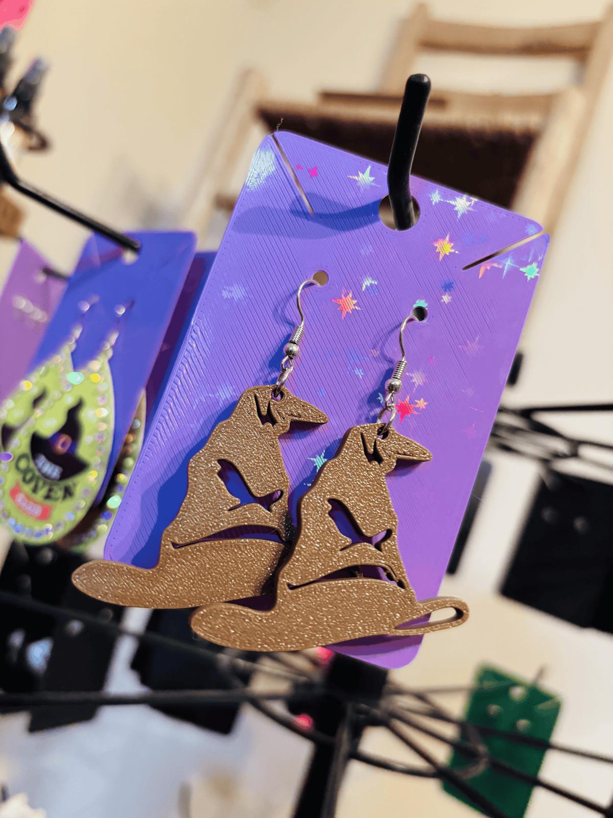 Wizard Hat Earrings