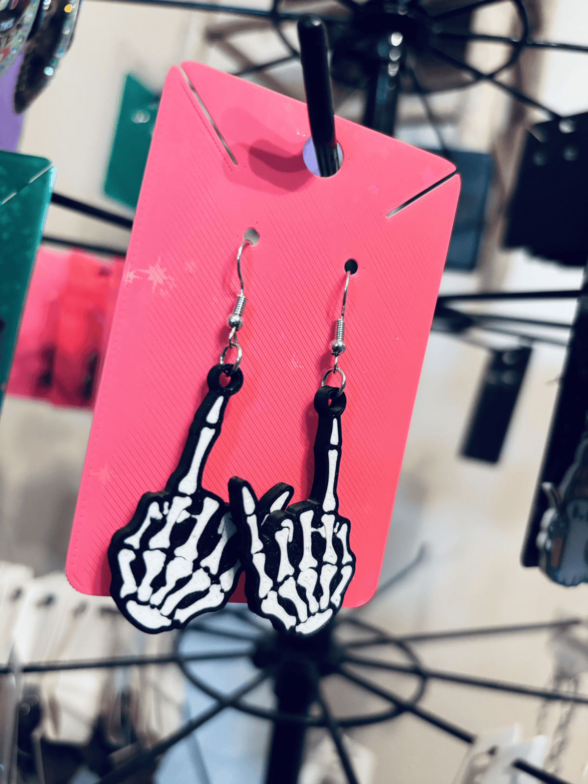 💀 Skeleton Hand Earrings