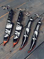 🔪 Spooky Character-Inspired Keychains