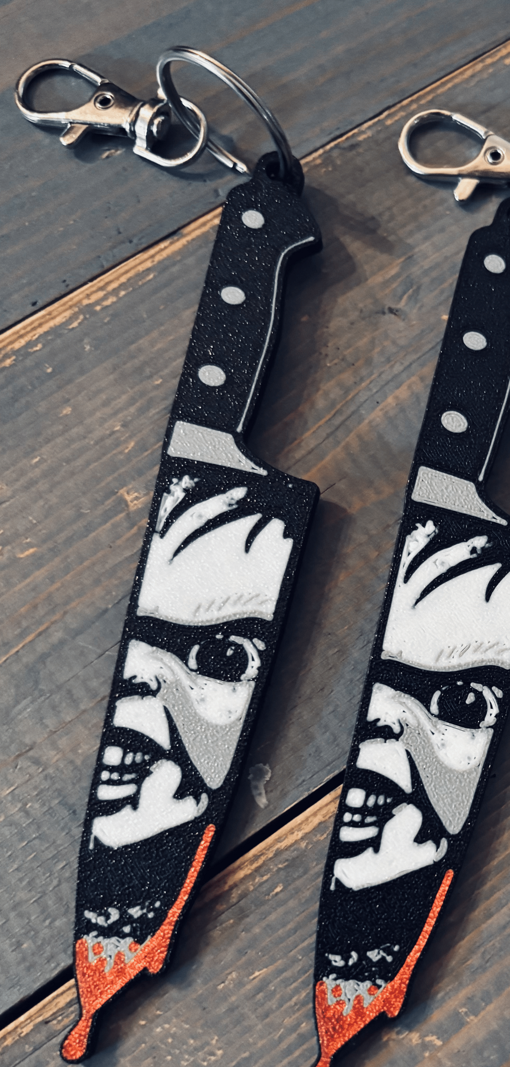 🔪 Spooky Character-Inspired Keychains