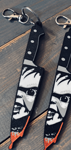 🔪 Spooky Character-Inspired Keychains