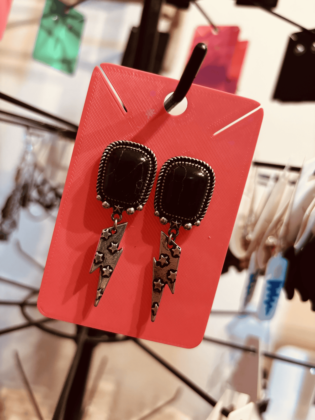 ⚡ Western Lightning Bolt Earring