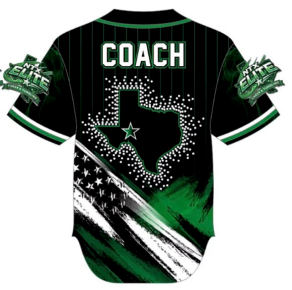 NTX BASEBALL JERSEY - PRE ORDER - ETA November!