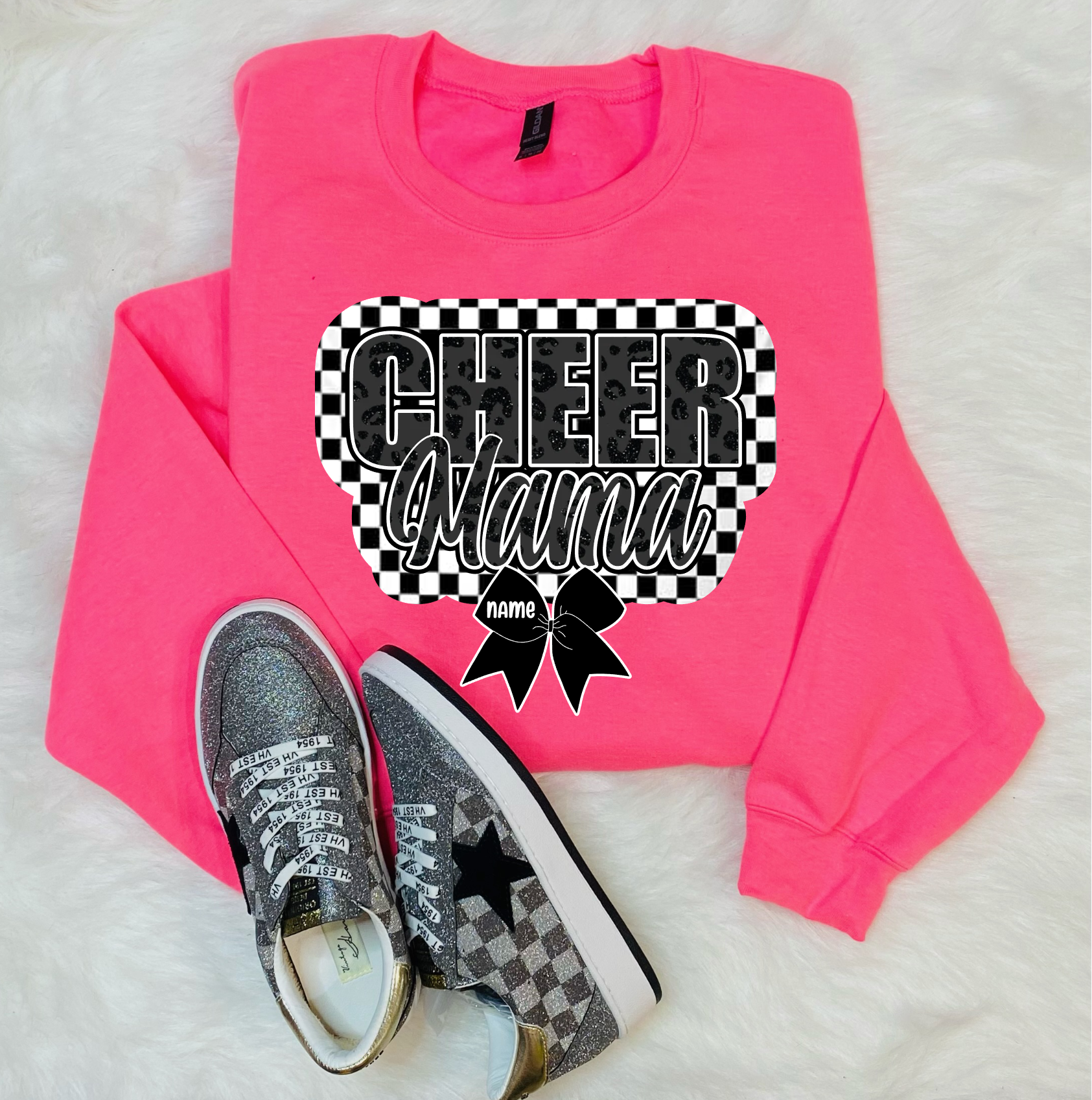 CHEER MAMA LEOPARD/CHECKER